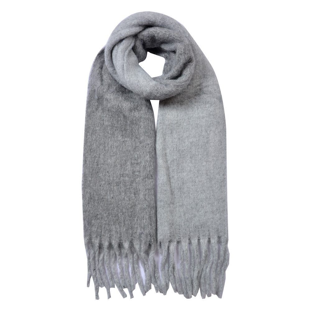 [JZSC0835G] Sjaal 40x240 cm grijs