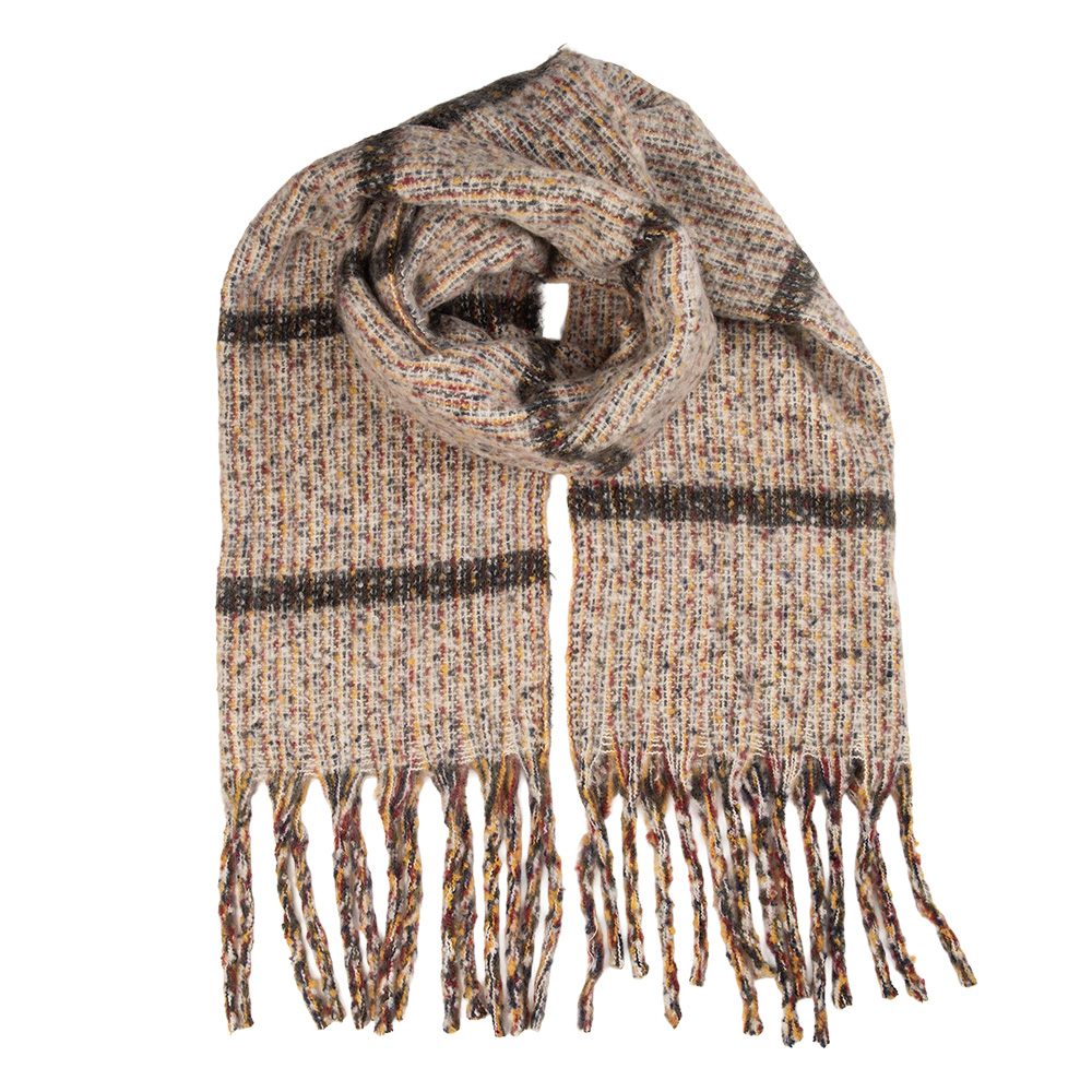 [JZSC0839BE] Sjaal 50x210 cm beige