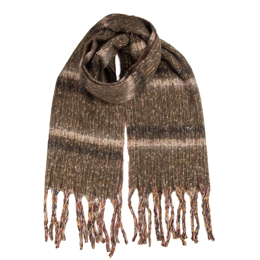 [JZSC0839CH] Sjaal 50x210 cm bruin