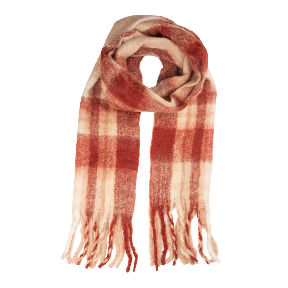 [JZSC0840R] Sjaal 50x210 cm rood