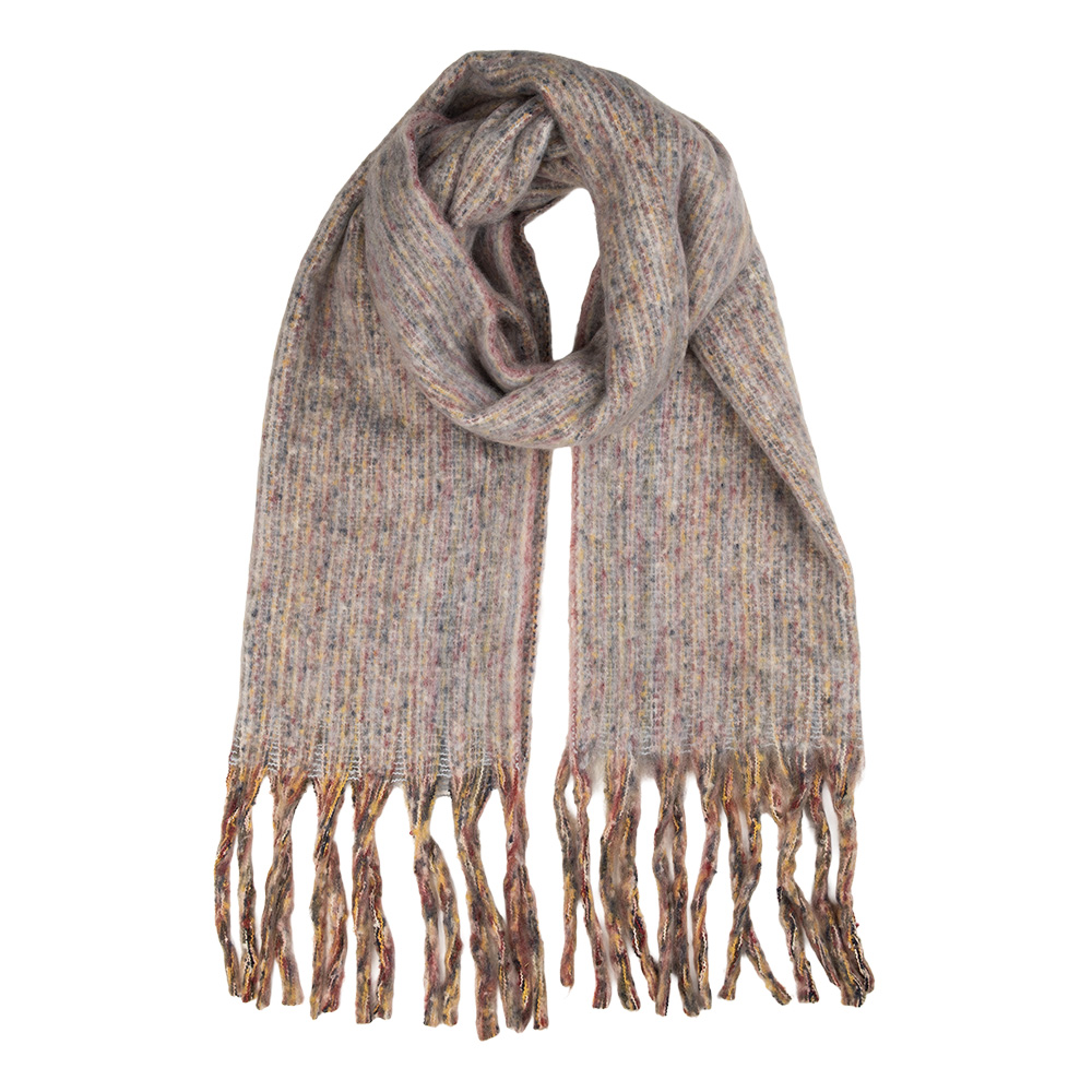 [JZSC0841G] Sjaal 50x210 cm grijs