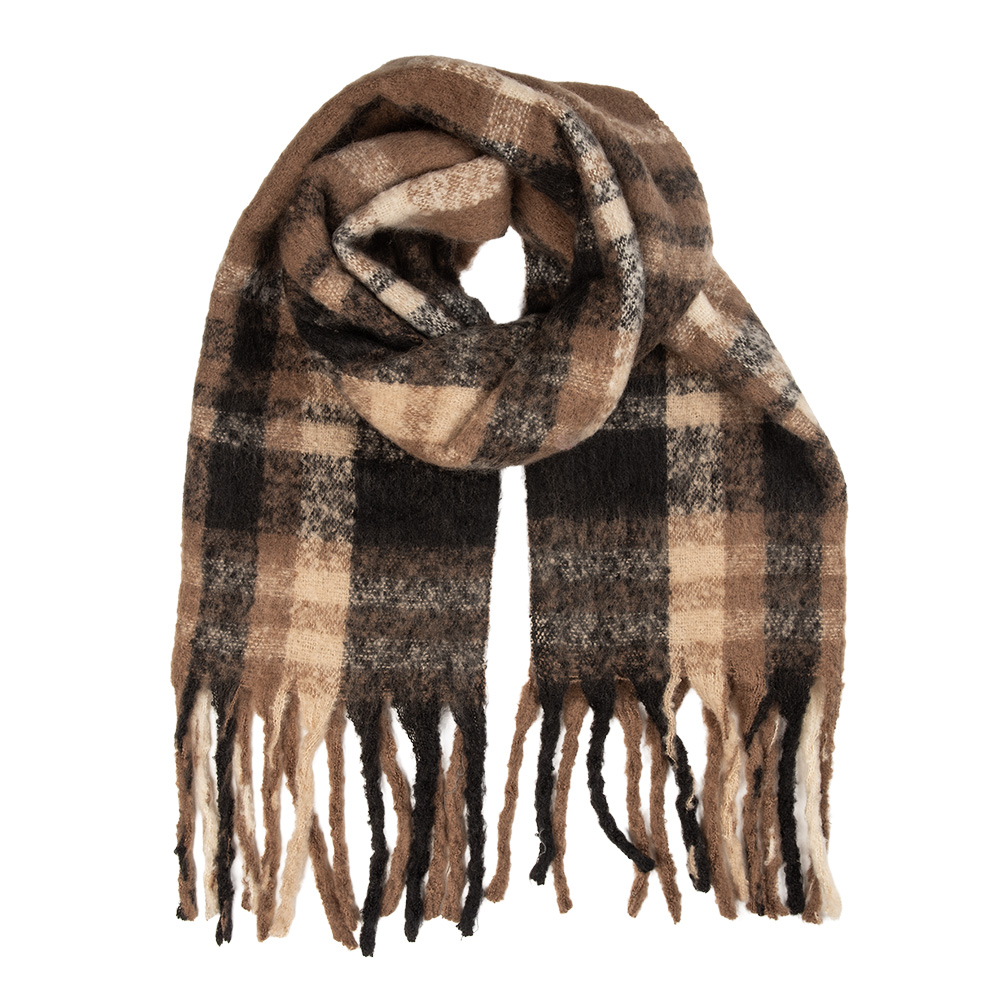 [JZSC0845] Sjaal 50x210 cm bruin