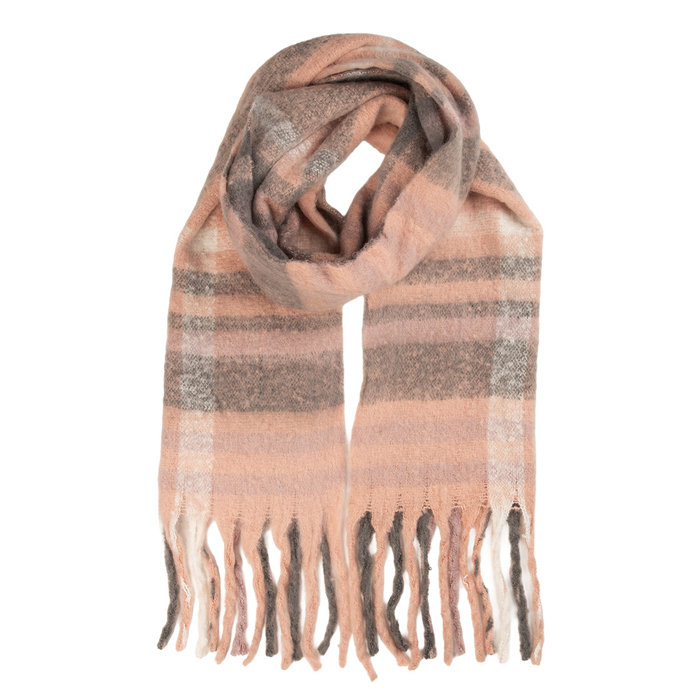 [JZSC0846] Sjaal 50x210 cm roze