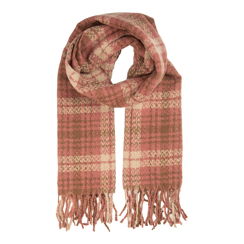 [JZSC0847] Sjaal 50x210 cm roze