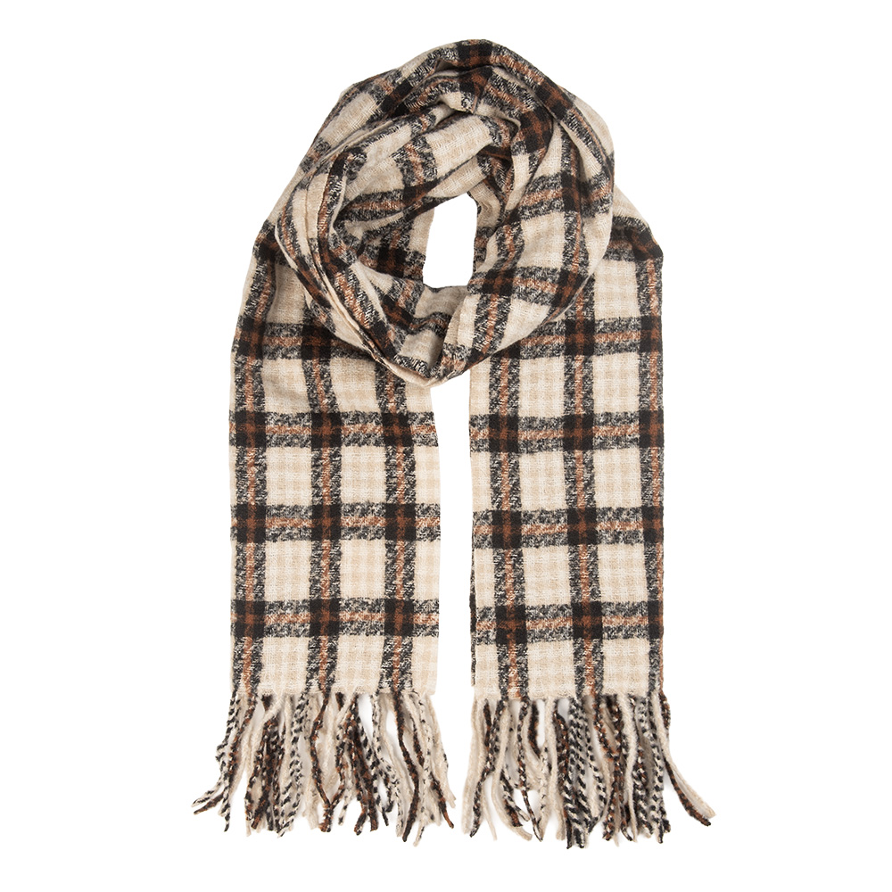 [JZSC0849] Sjaal 50x210 cm bruin