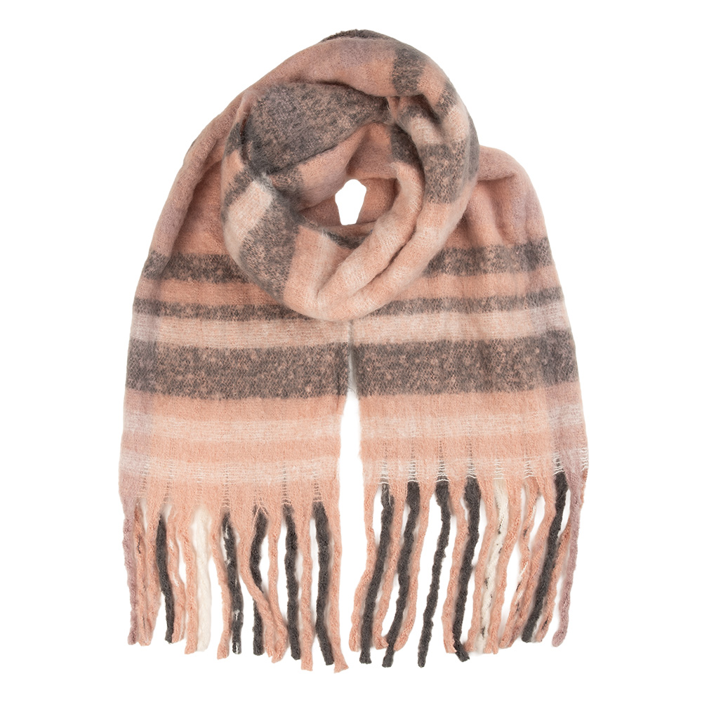 [JZSC0850] Sjaal 50x180 cm roze