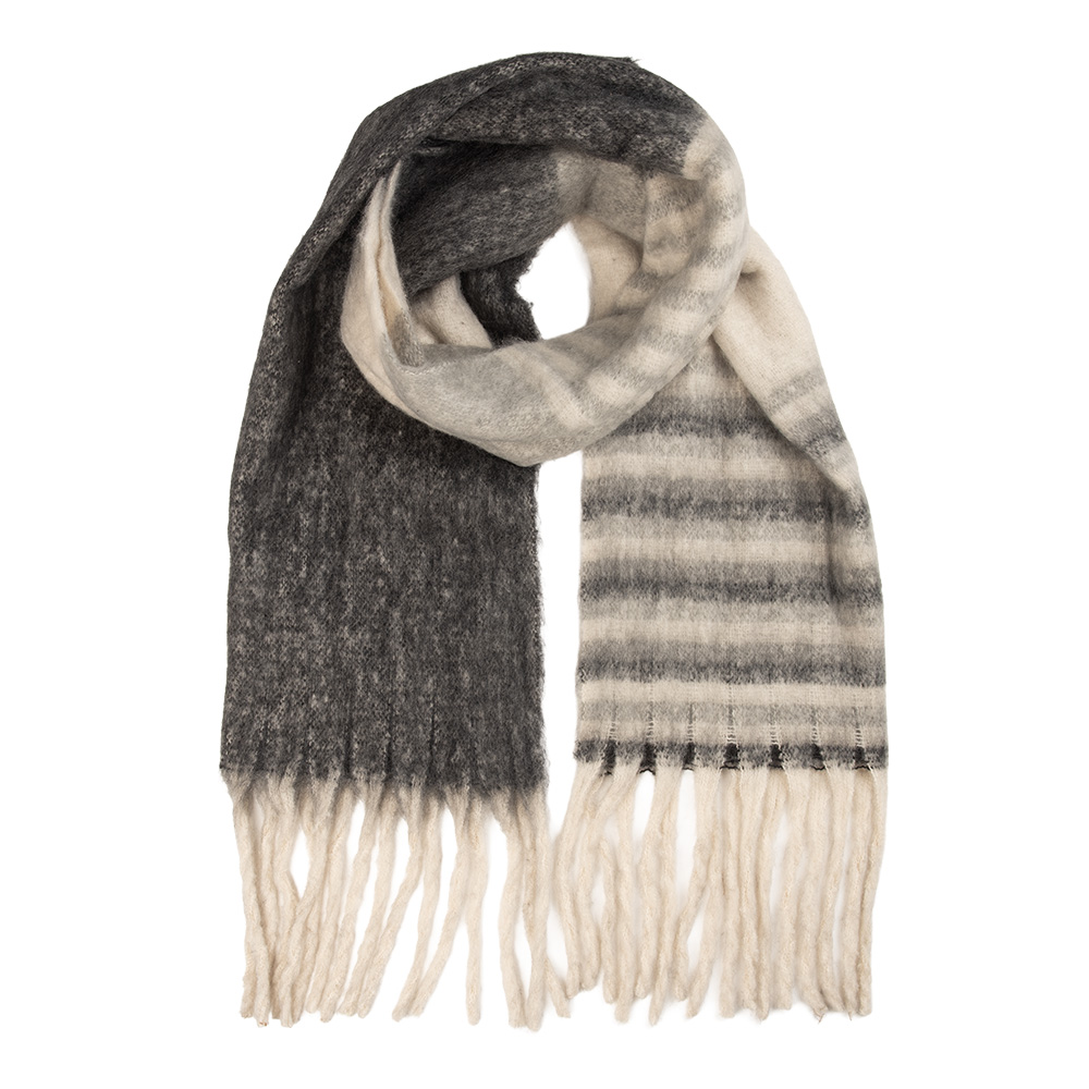 Sjaal 50x180 cm grijs