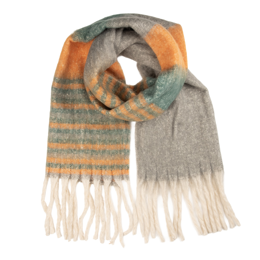 [JZSC0854] Sjaal 50x180 cm geel