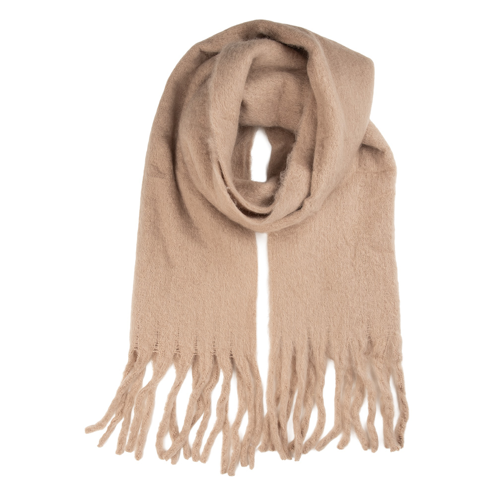 [JZSC0855BE] Sjaal 40x190 cm beige