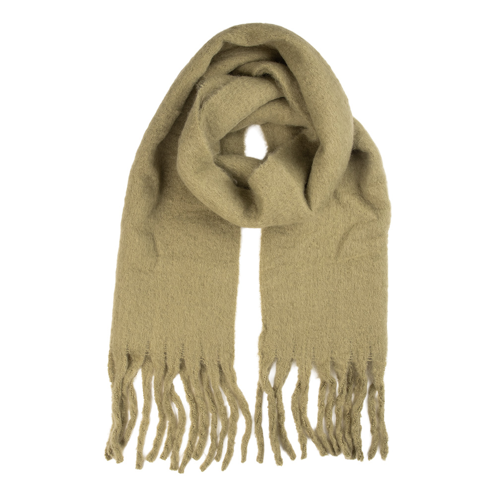 [JZSC0855GR] Sjaal 40x190 cm groen