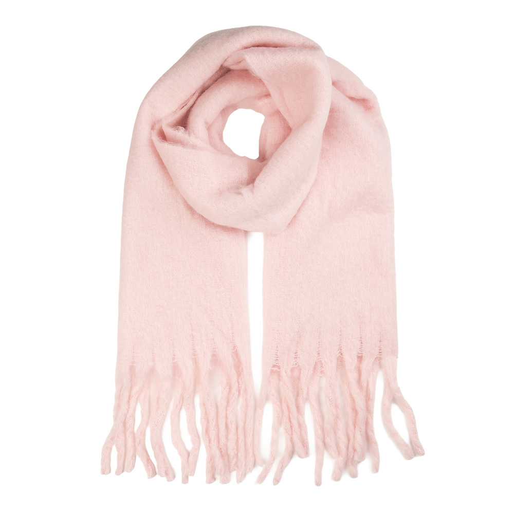 [JZSC0855P] Sjaal 40x190 cm roze