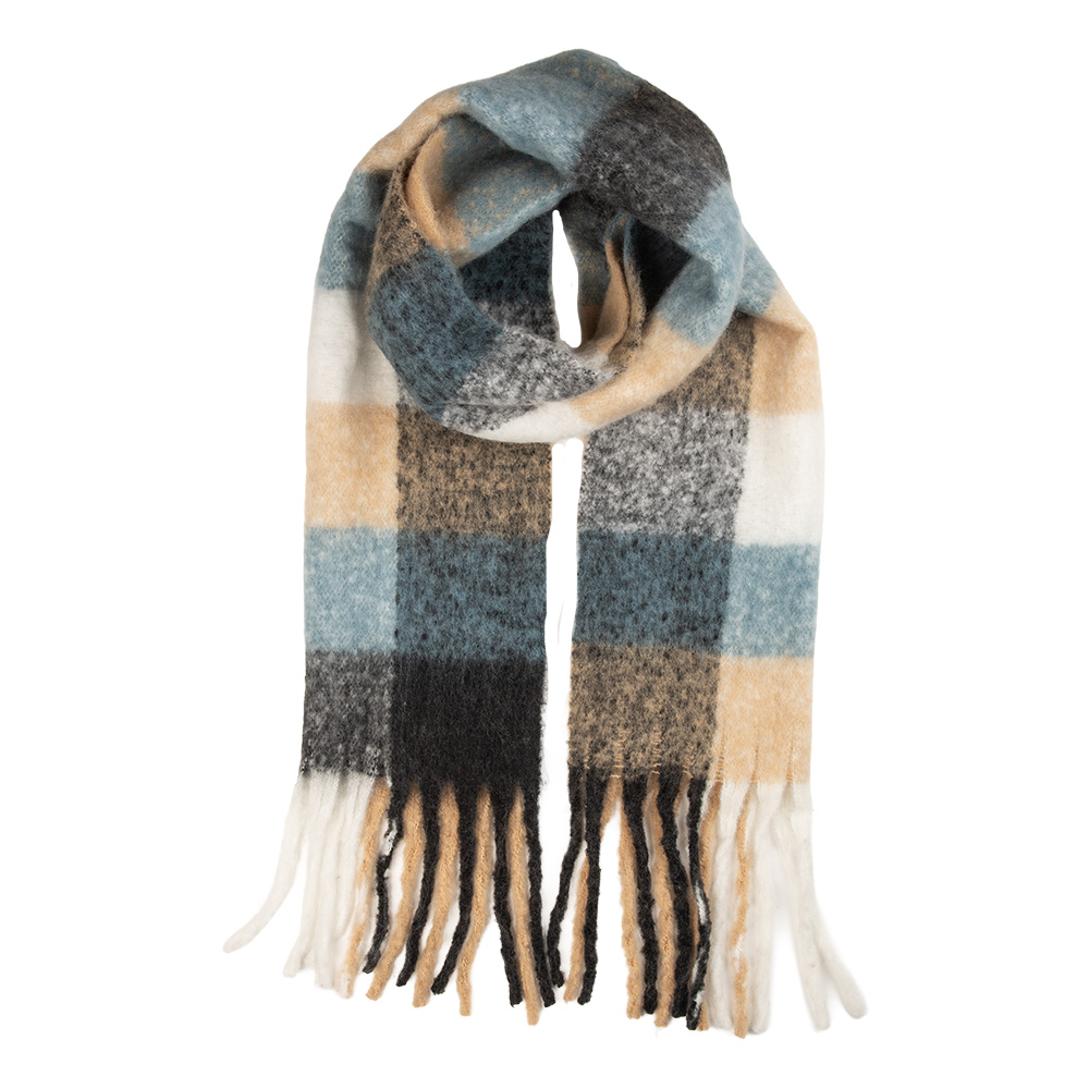 [JZSC0856BE] Sjaal 38x200 cm beige