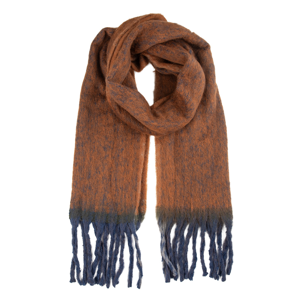 [JZSC0859] Sjaal 38x190 cm bruin