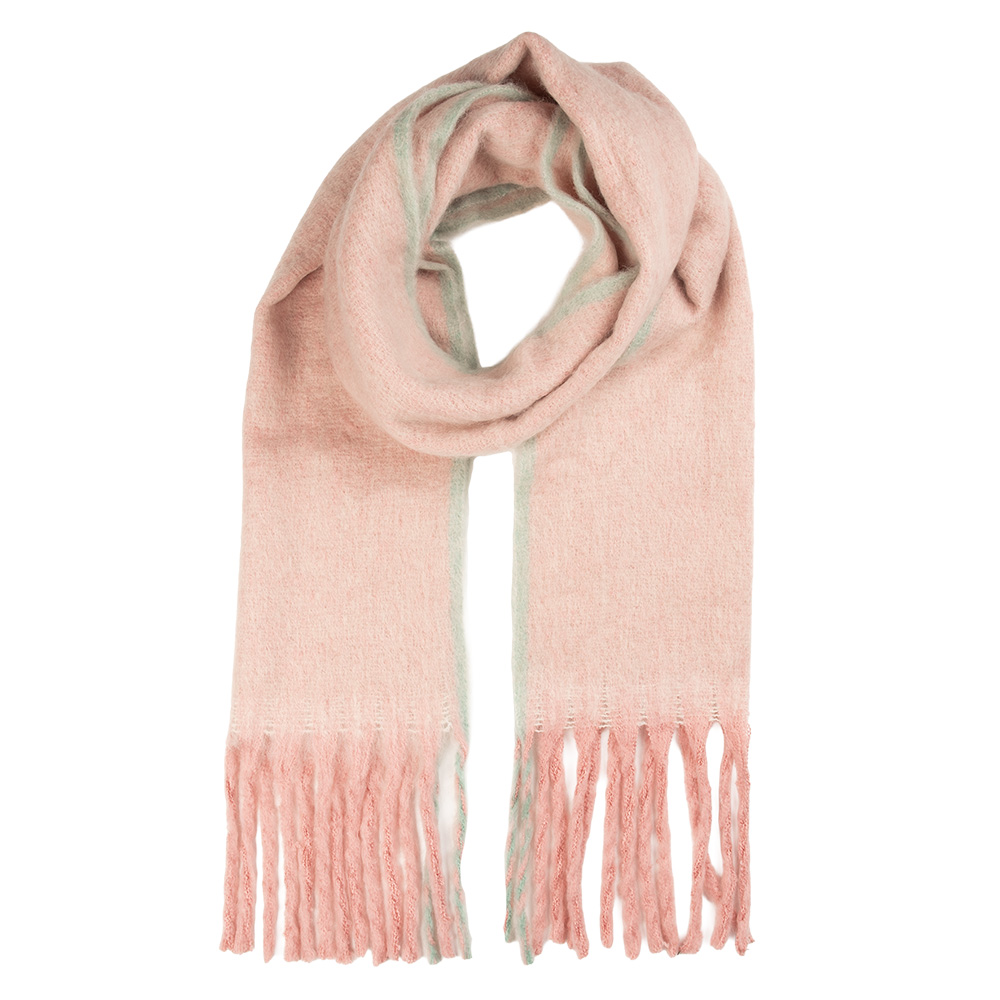 [JZSC0860] Sjaal 38x190 cm roze