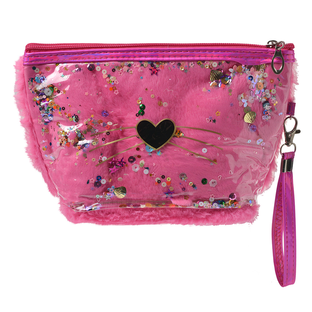 Toilettas 23x13 cm roze