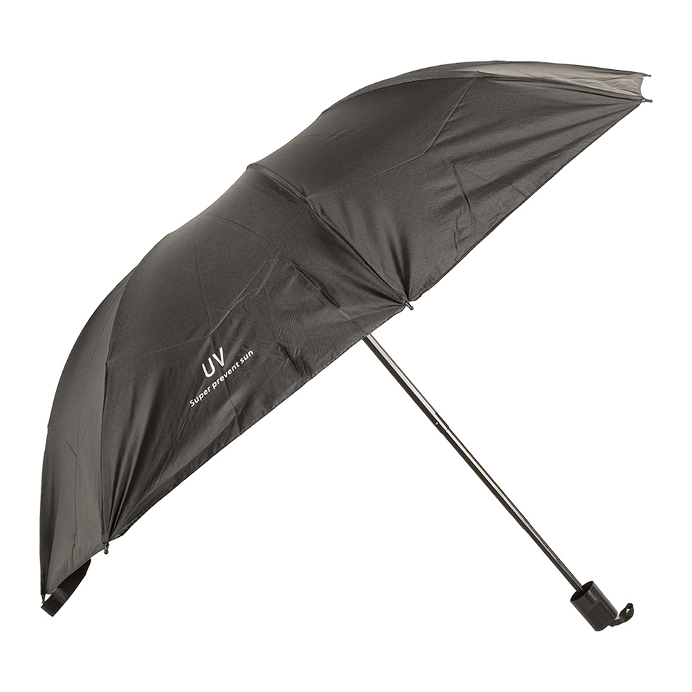 [JZUM0091Z] Paraplu opvouwbaar Ø 95x67 cm zwart