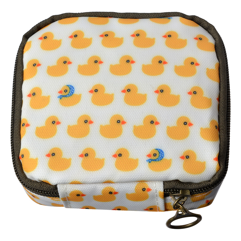 [JZWA0160] Portemonnee 11x11 cm geel