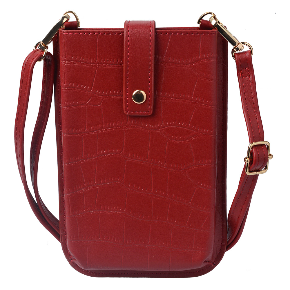 [JZWA0170R] Portemonnee 12x18 cm rood