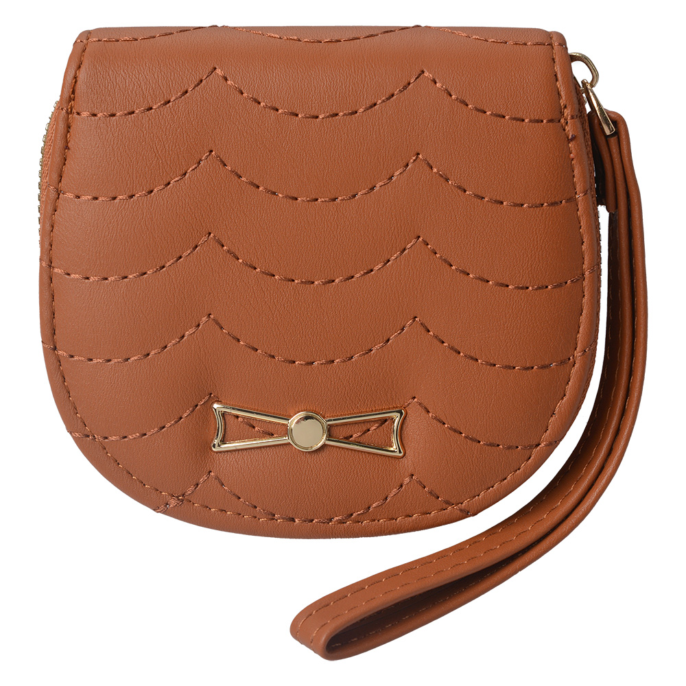 [JZWA0172CH] Portemonnee 11x10 cm bruin