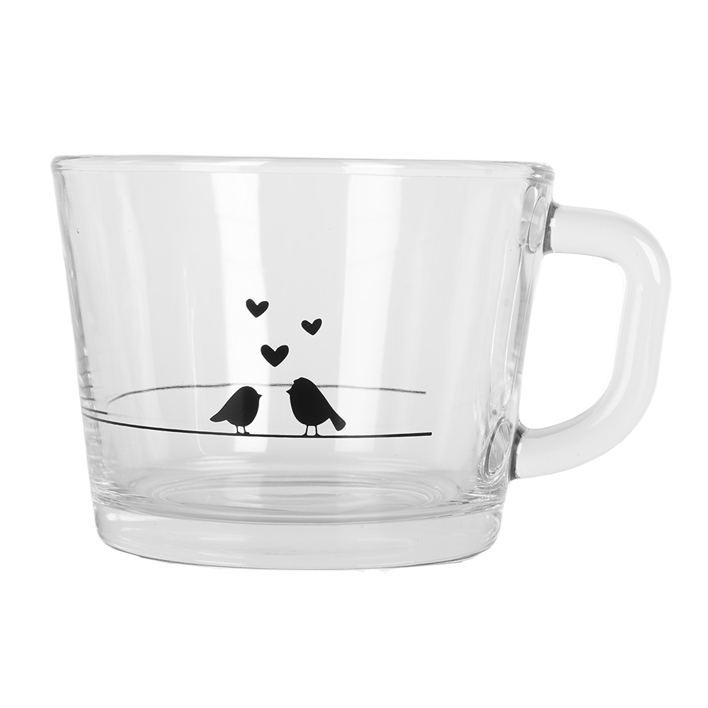 [LBSGL0012] Theeglas 13x10x9 cm / 350 ml