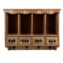 Wandkastje 53x16x42 cm