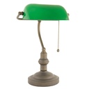 Bureaulamp groen Ø 27x40 cm E27/max 1x60W