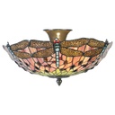 Plafondlamp Tiffany Ø 40x23 cm E14/max 2x40W