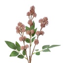 Decoratie tak met bloemen 16x7x68 cm