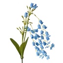 Decoratie tak met bloemen 15x6x80 cm