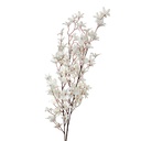 Decoratie tak met bloemen 6x6x110 cm