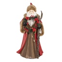 Decoratie kerstman 65x49x122 cm