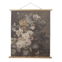 Wandkaart met bloemen 80x2x100 cm