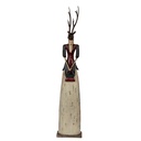 Decoratie hert 17x10x86 cm