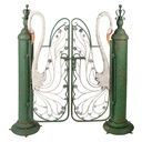 Decoratie poort 132x31x138 cm