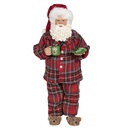 Decoratie kerstman 14x10x28 cm