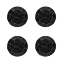 Deurknop Ø 4x3 cm / S3 cm (set 4)