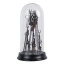 Stolp met decoratie Ø 18x36 cm