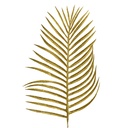 Decoratie blad 21x2x51 cm