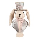 Decoratie konijn 18x15x38 cm