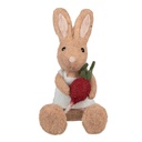 Decoratie konijn 10x10x19 cm