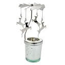 Theelichtcarrousel Ø 8x17 cm