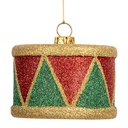 Decoratie hanger trommel Ø 7x5 cm