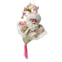 Decoratie hanger Kerstman 8x8x35 cm