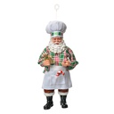 Decoratie Hanger Kerstman 10x6x17 cm