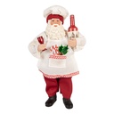 Decoratie kerstman 15x10x27 cm