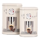 Opbergdoos (2) 20x13x9 / 18x11x7 cm