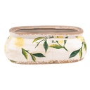 Decoratie bloempot 18x7x7 cm