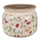 Decoratie bloempot Ø 20x15 cm