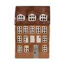 Waxinelichthouder huis 17x11x24 cm