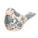 Decoratie vogel 16x7x9 cm